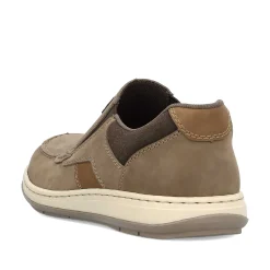 Rieker Men'S Slippers Brown-Beige