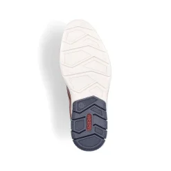 Rieker Men'S Slippers Caramel Brown-Pacific Blue