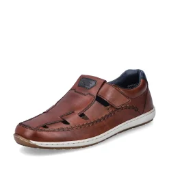 Rieker Men'S Slippers Chestnut Brown