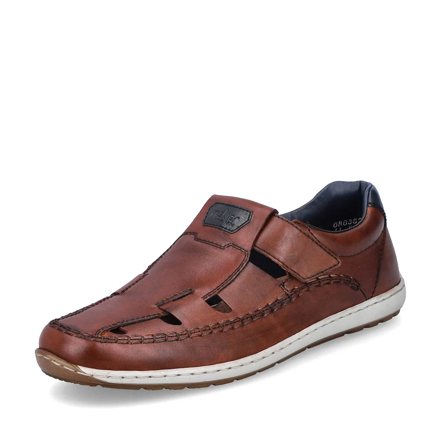 Rieker Men'S Slippers Chestnut Brown