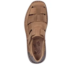 Rieker Men'S Slippers Espresso Brown