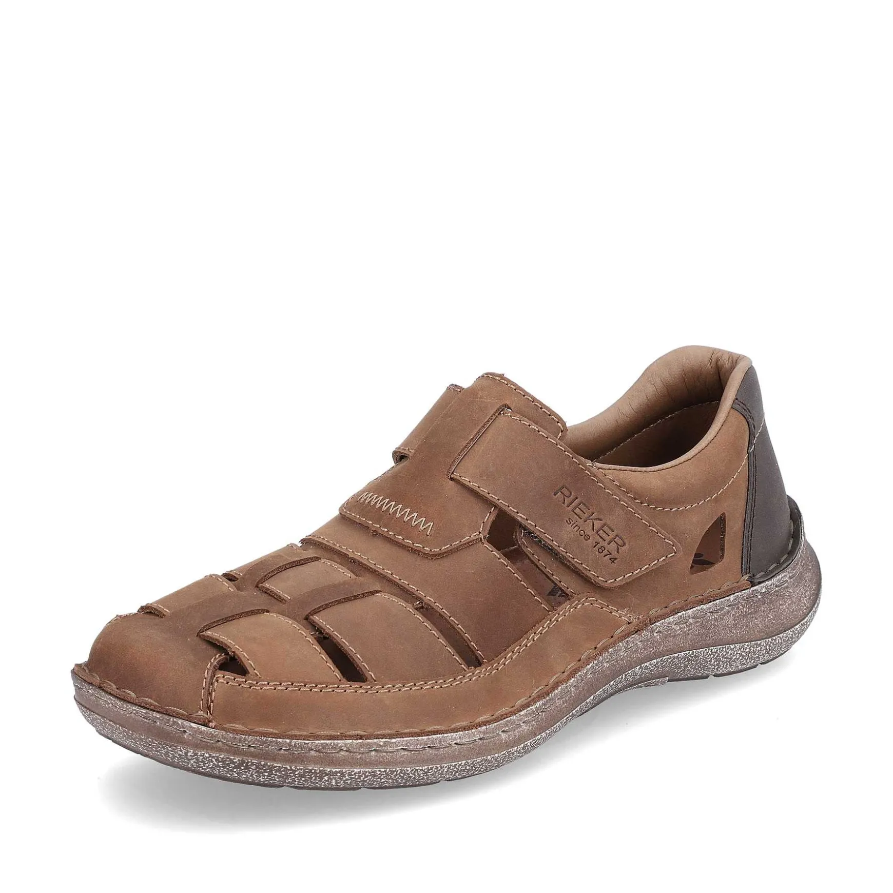 Rieker Men'S Slippers Espresso Brown