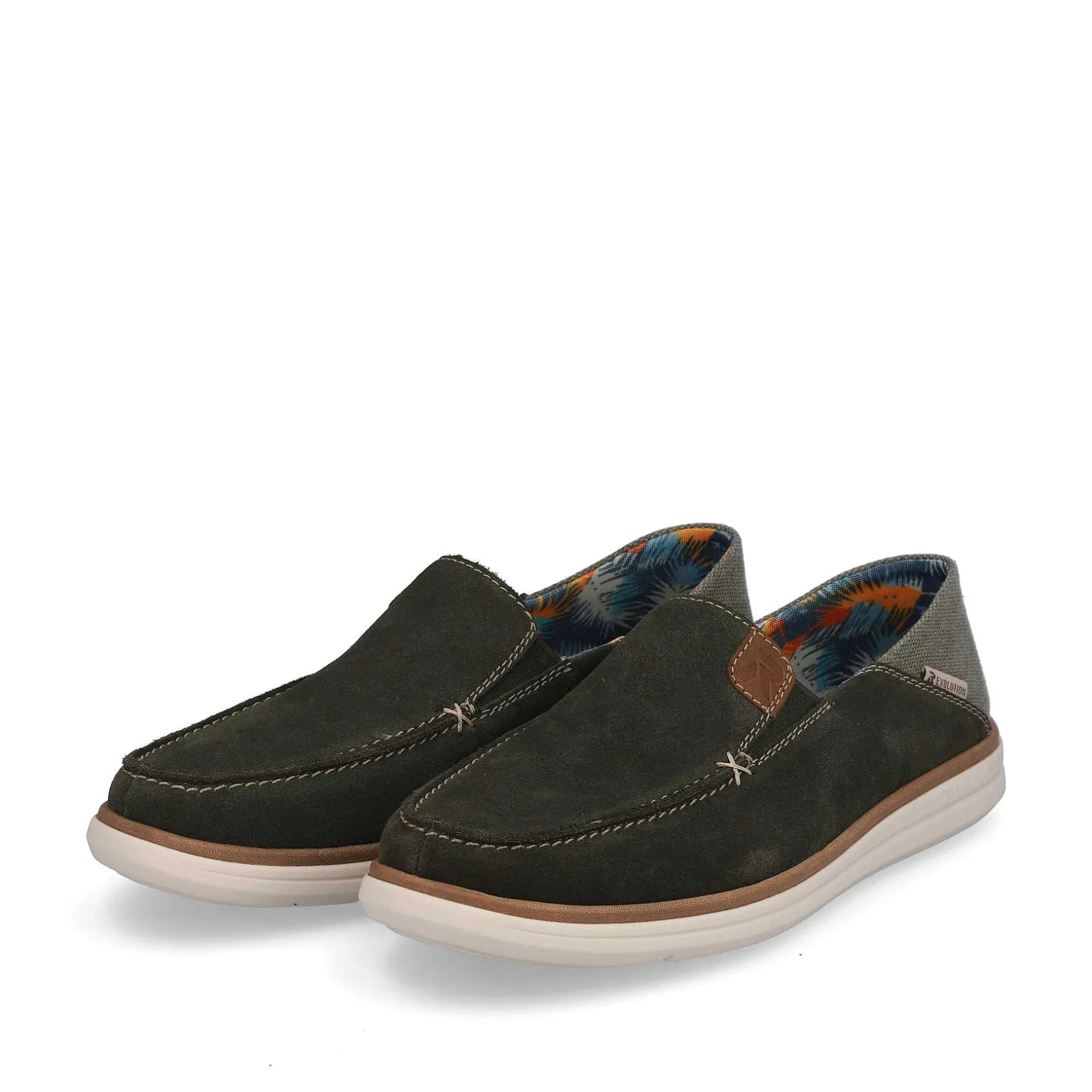 Rieker Men'S Slippers Forest Green