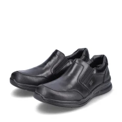 Rieker Men'S Slippers Glossy Black