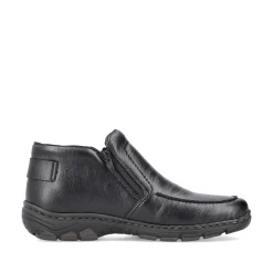 Rieker Men'S Slippers Glossy Black