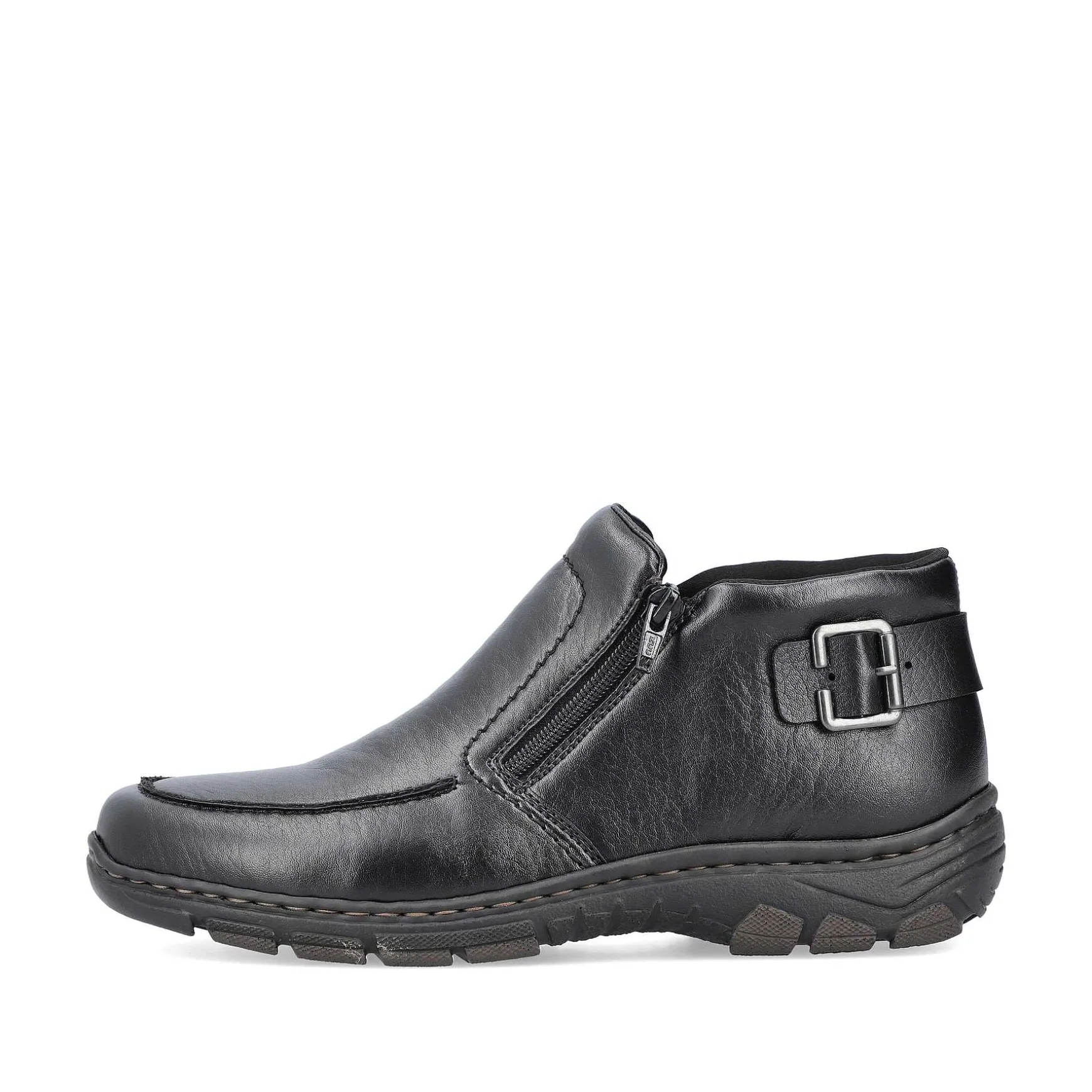 Rieker Men'S Slippers Glossy Black