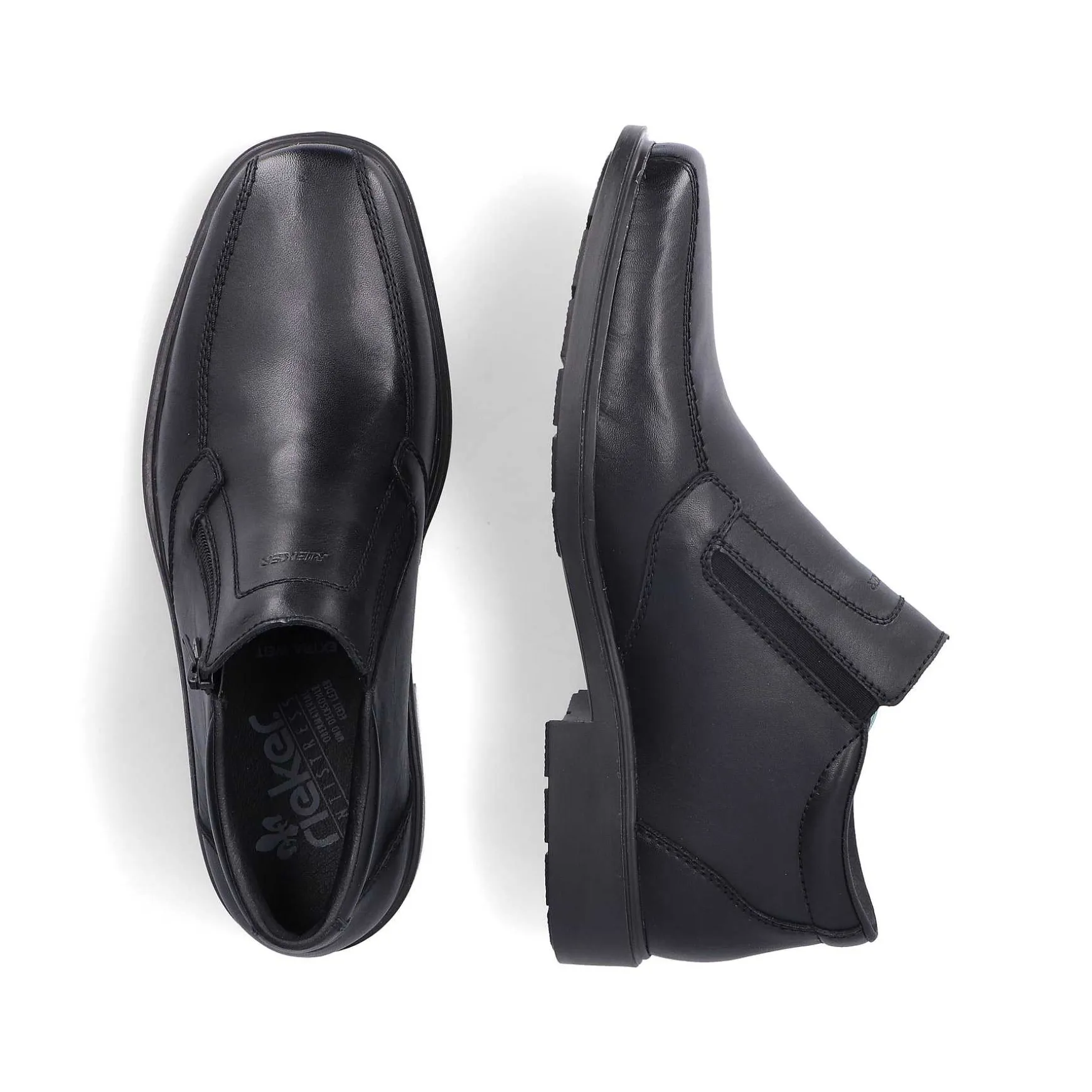 Rieker Men'S Slippers Glossy Black