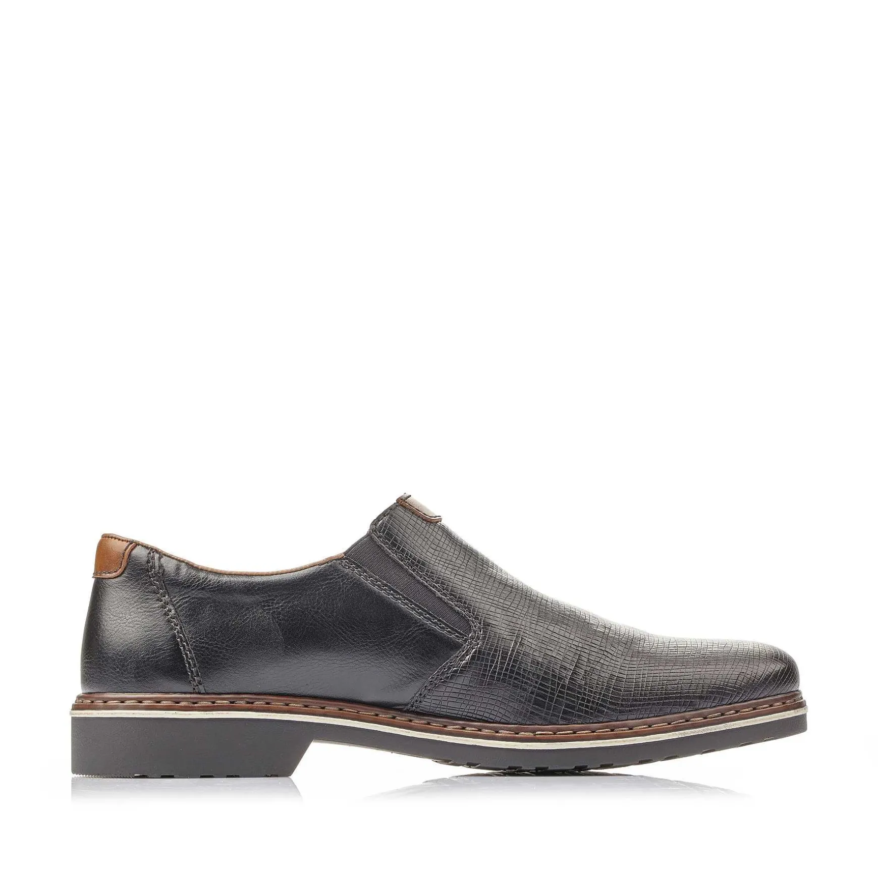 Rieker Men'S Slippers Glossy Black