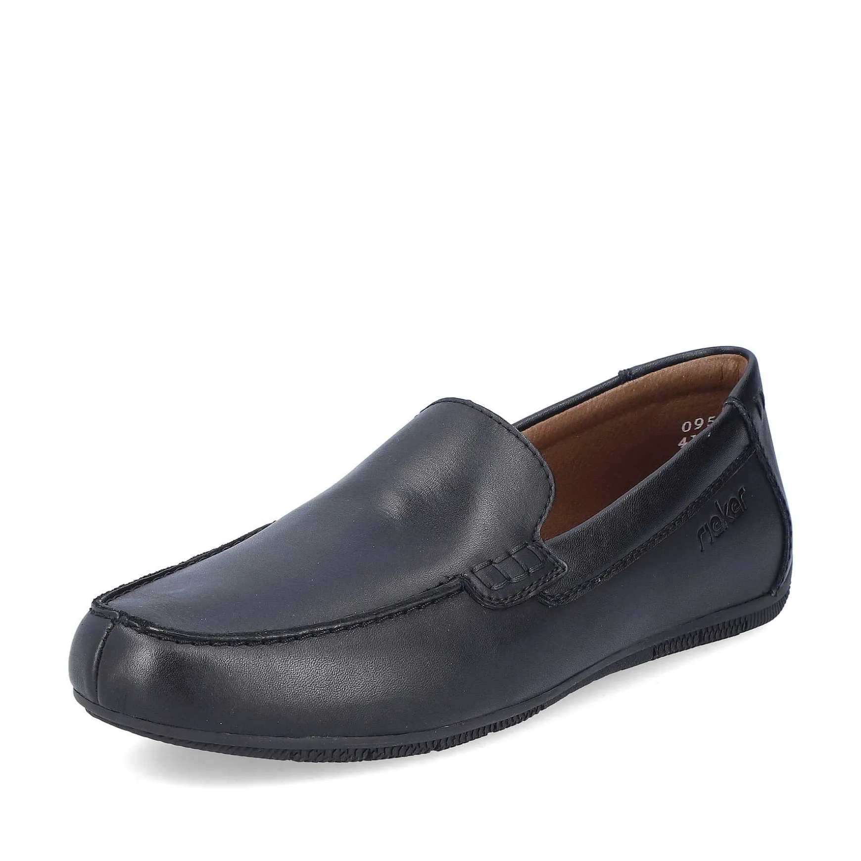 Rieker Men'S Slippers Glossy Black