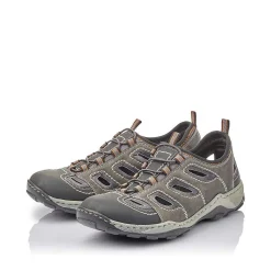 Rieker Men'S Slippers Granite Gray