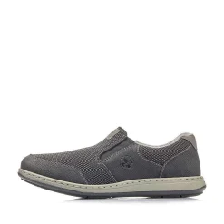 Rieker Men'S Slippers Graphite Black