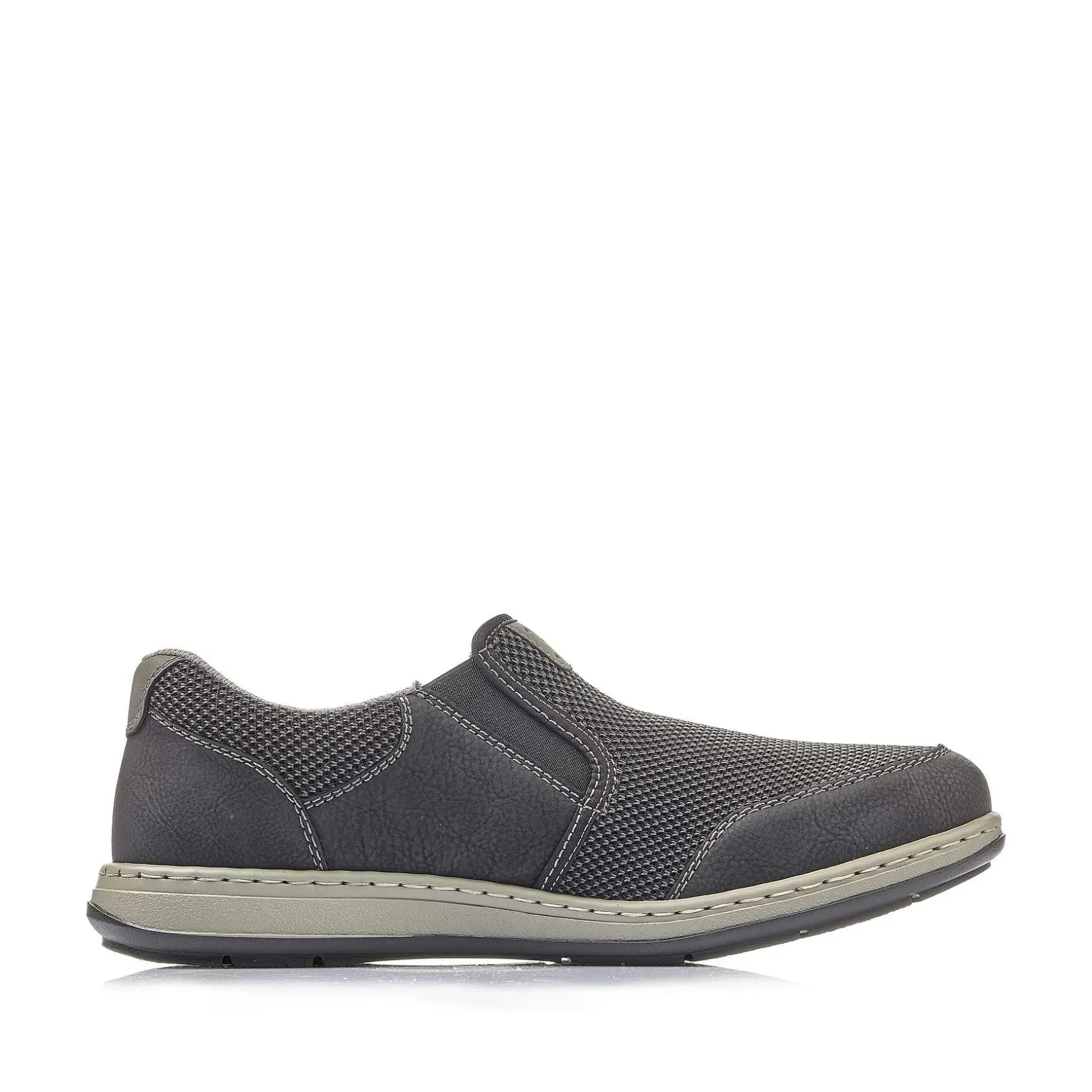 Rieker Men'S Slippers Graphite Black
