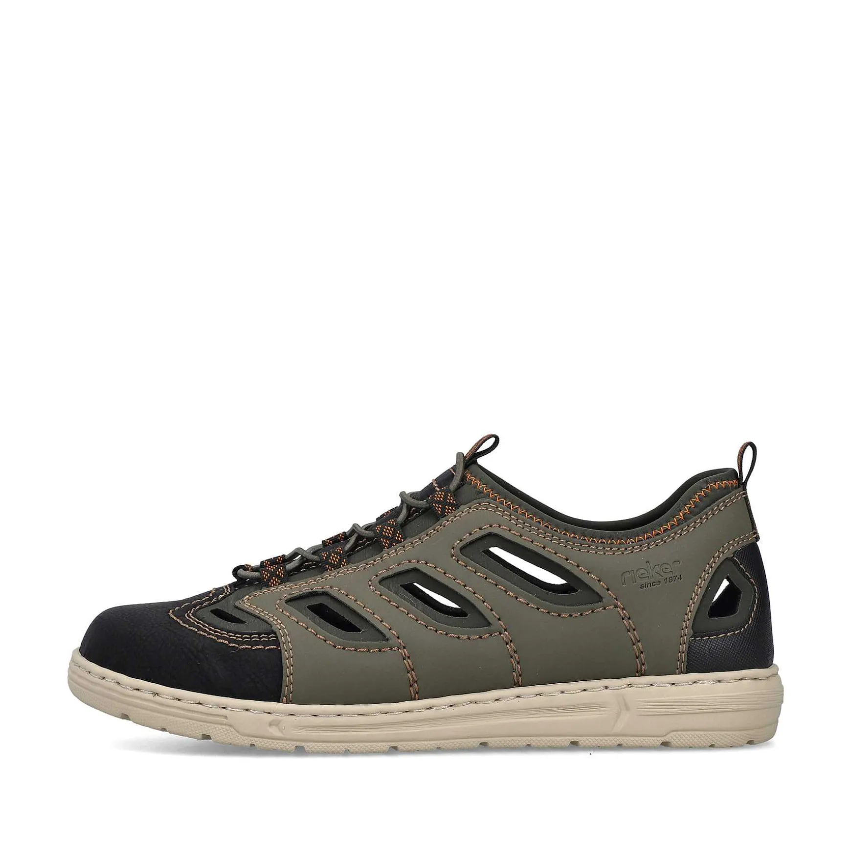 Rieker Men'S Slippers Green Grey