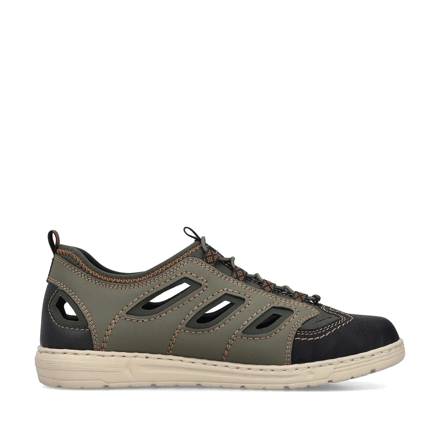 Rieker Men'S Slippers Green Grey