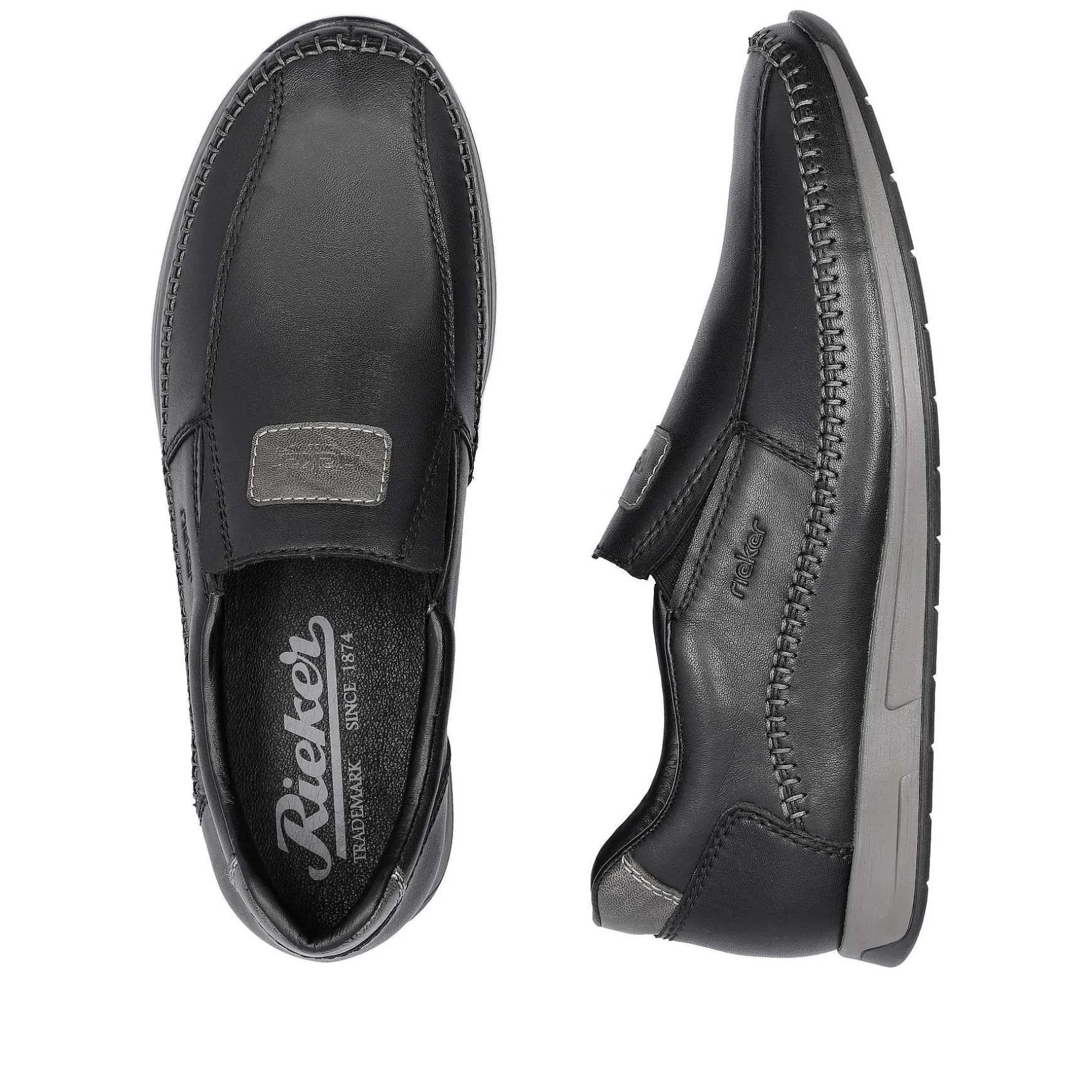Rieker Men'S Slippers Jet Black