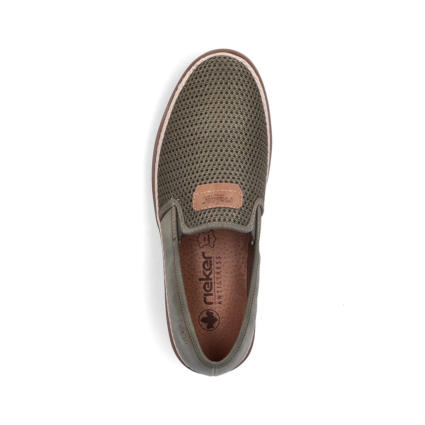 Rieker Men'S Slippers Khaki-Green