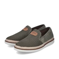 Rieker Men'S Slippers Khaki-Green