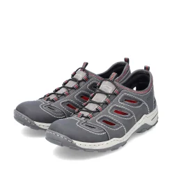 Rieker Men'S Slippers Moon Grey