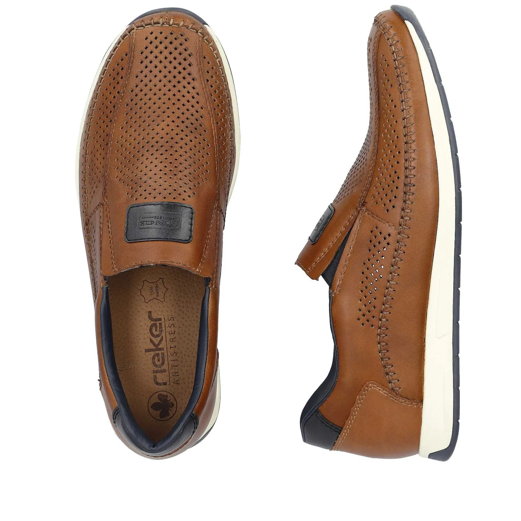 Rieker Men'S Slippers, Nut Brown