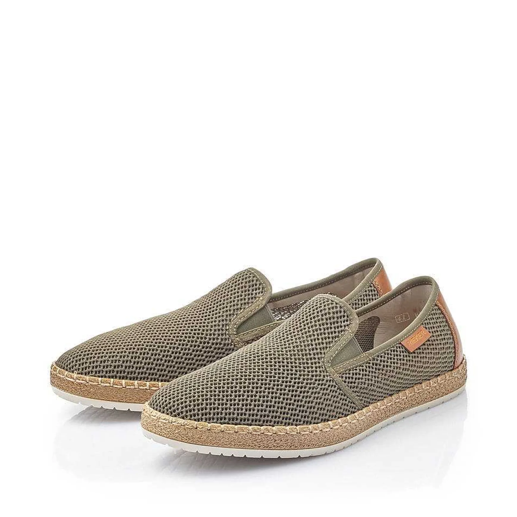 Rieker Men'S Slippers Olive Green