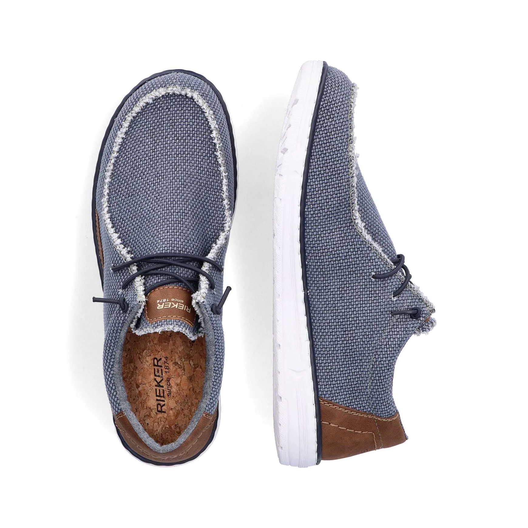 Rieker Men'S Slippers Sky Blue