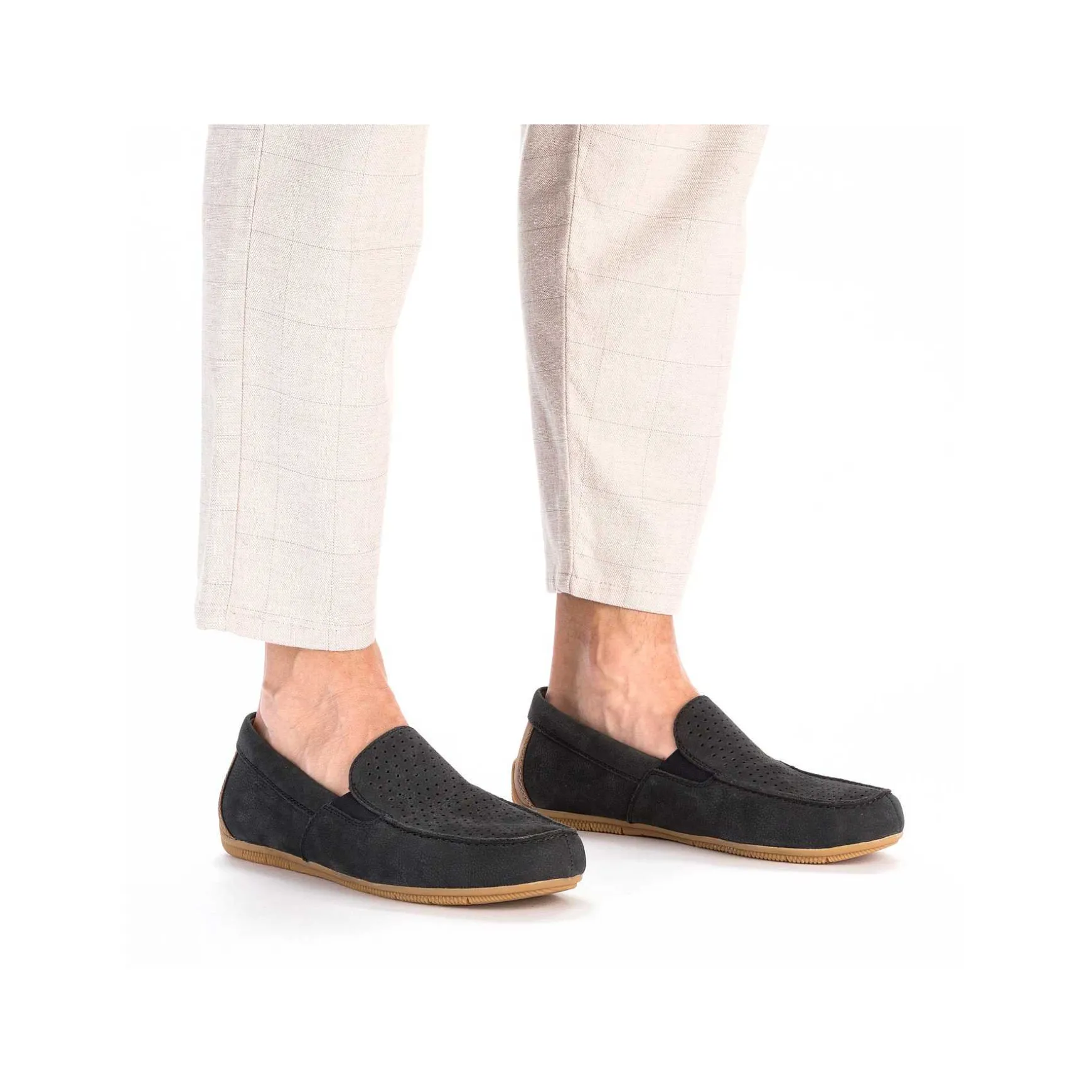 Rieker Men'S Slippers Steel Blue