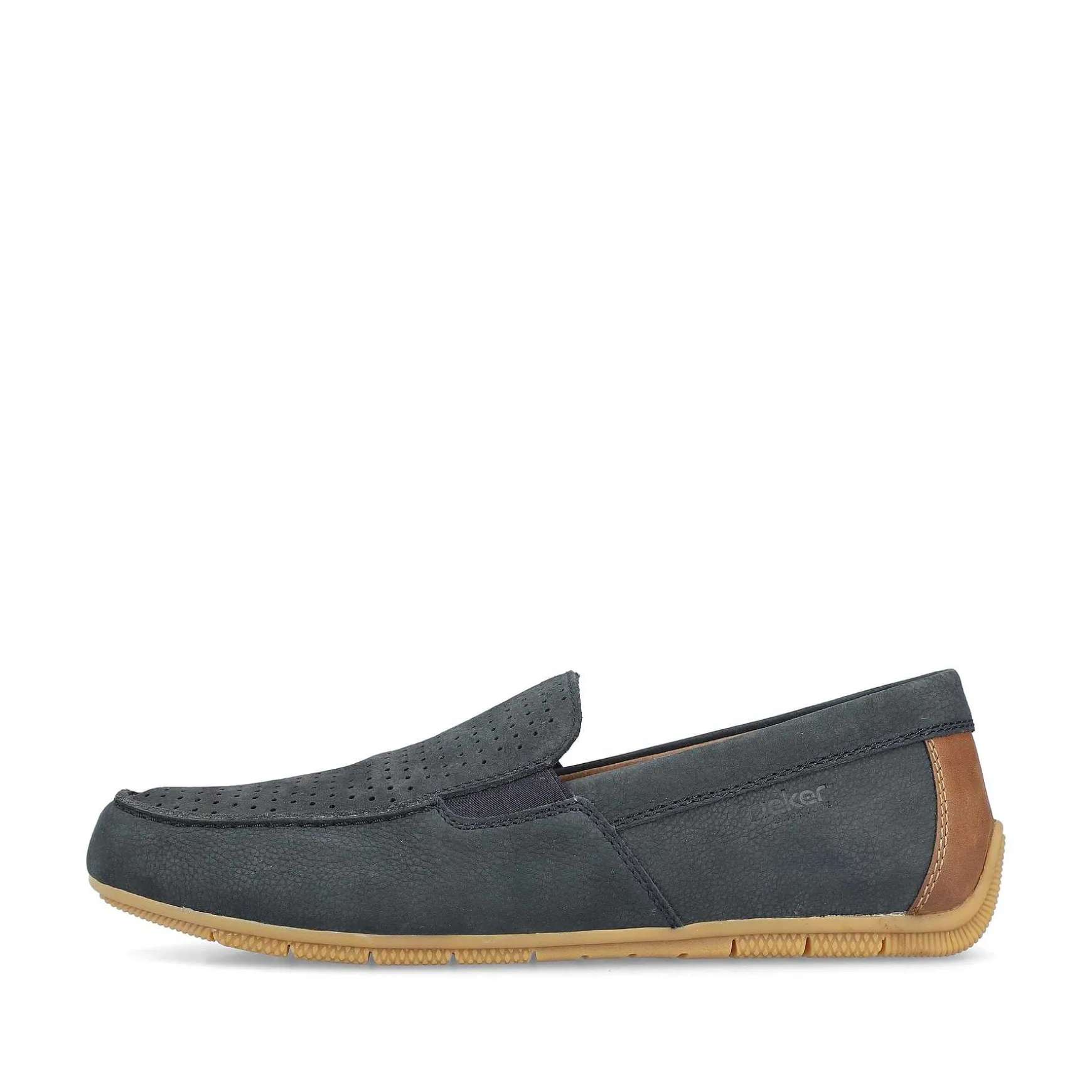 Rieker Men'S Slippers Steel Blue