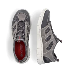 Rieker Men'S Slippers Stone Grey