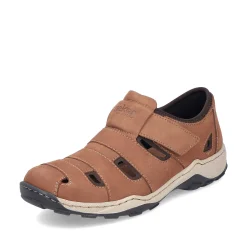 Rieker Men'S Slippers Wood Brown