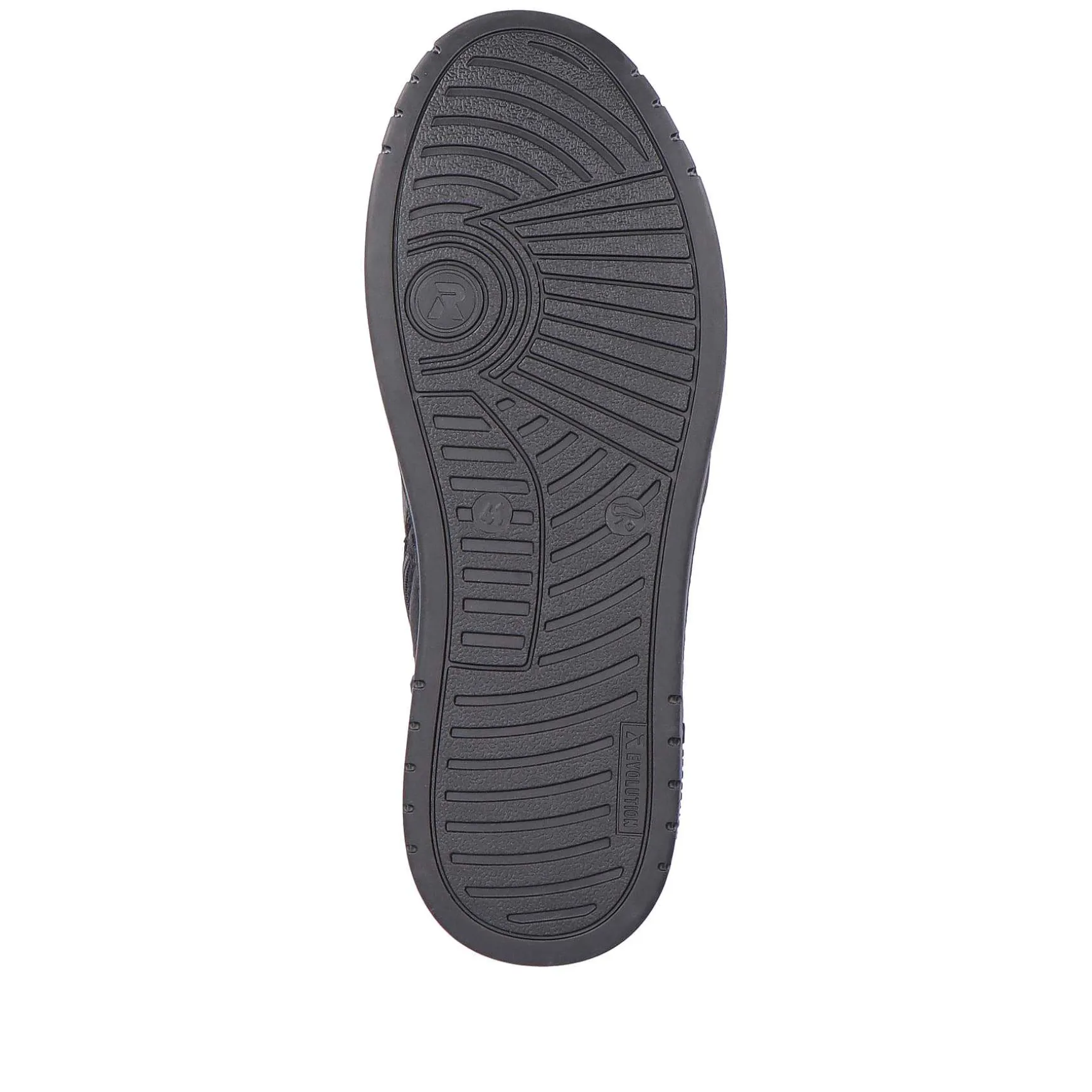 Rieker Men'S Sneaker High Steel Black
