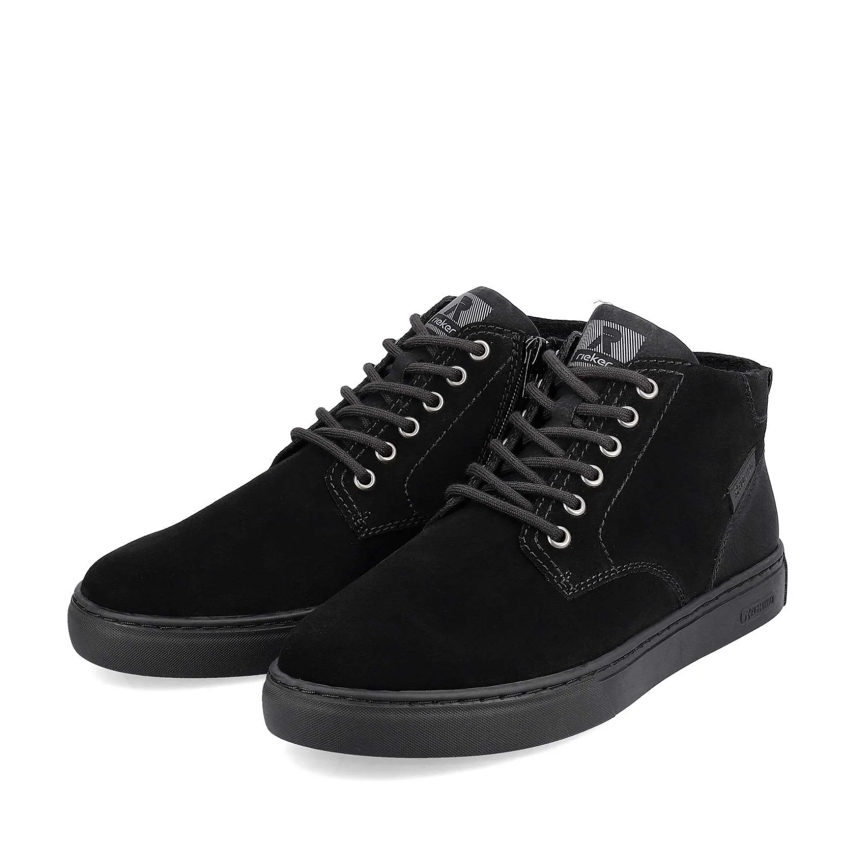 Rieker Men'S Sneaker High Steel Black
