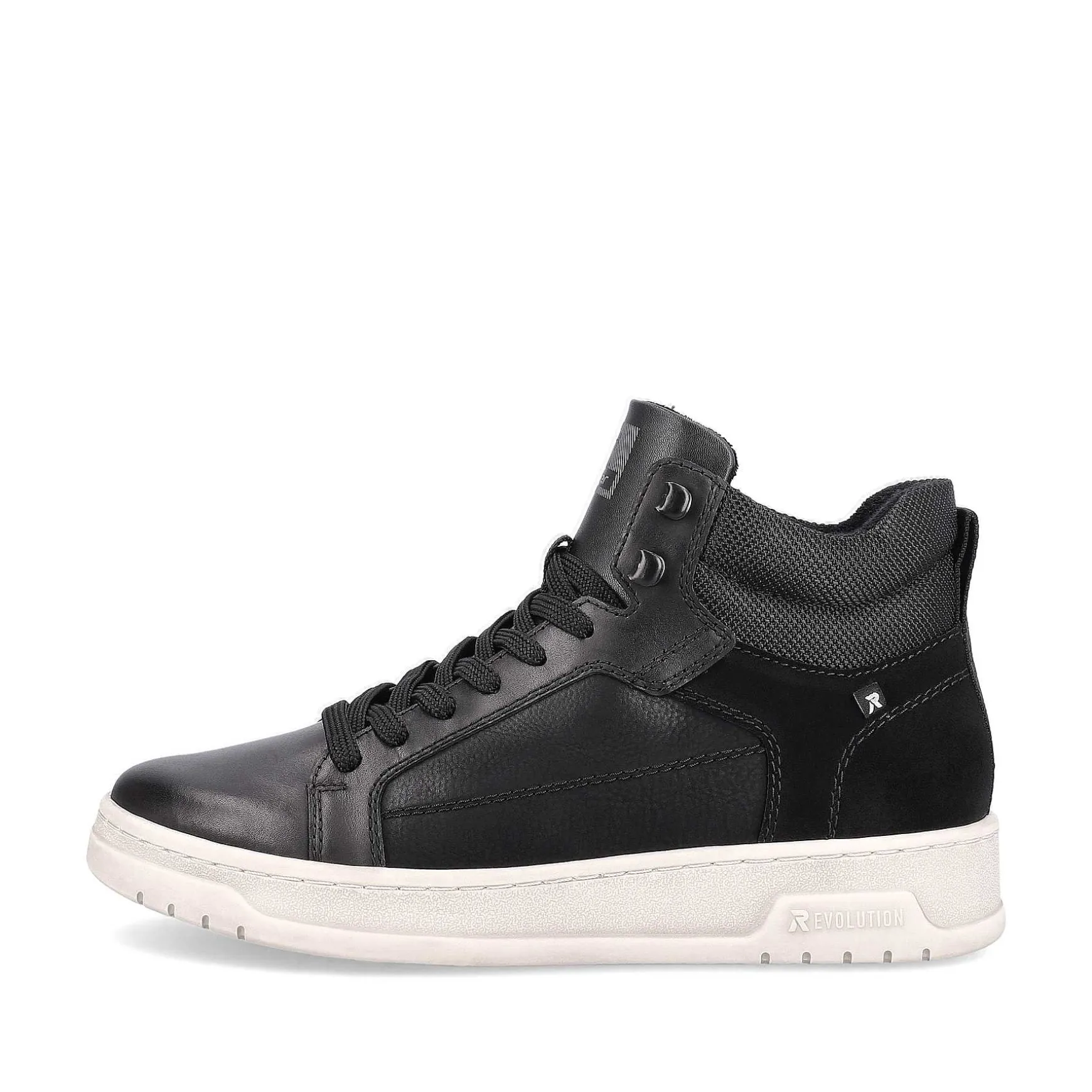 Rieker Men'S Sneaker High Steel Black
