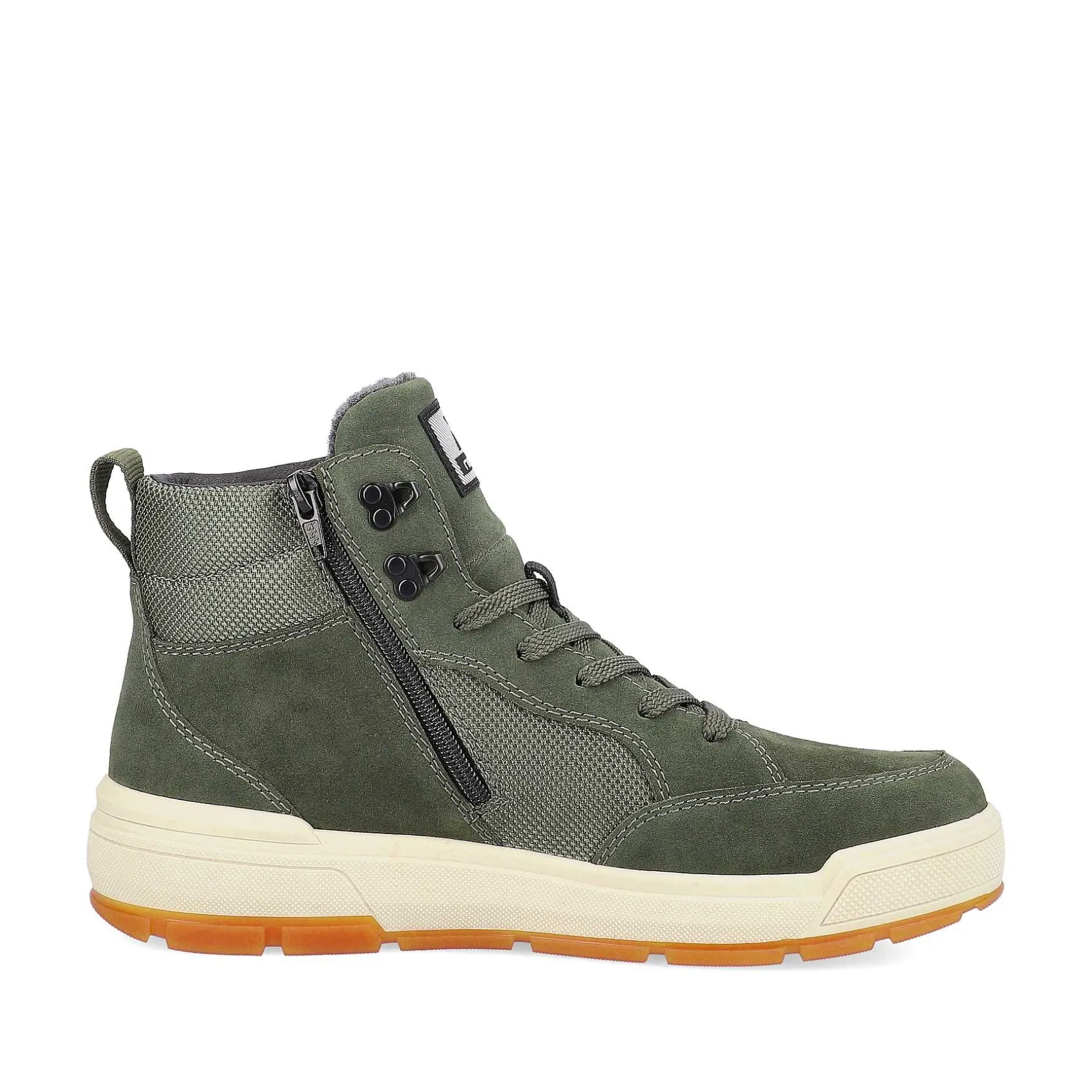 Rieker Men'S Sneaker High Khaki Green