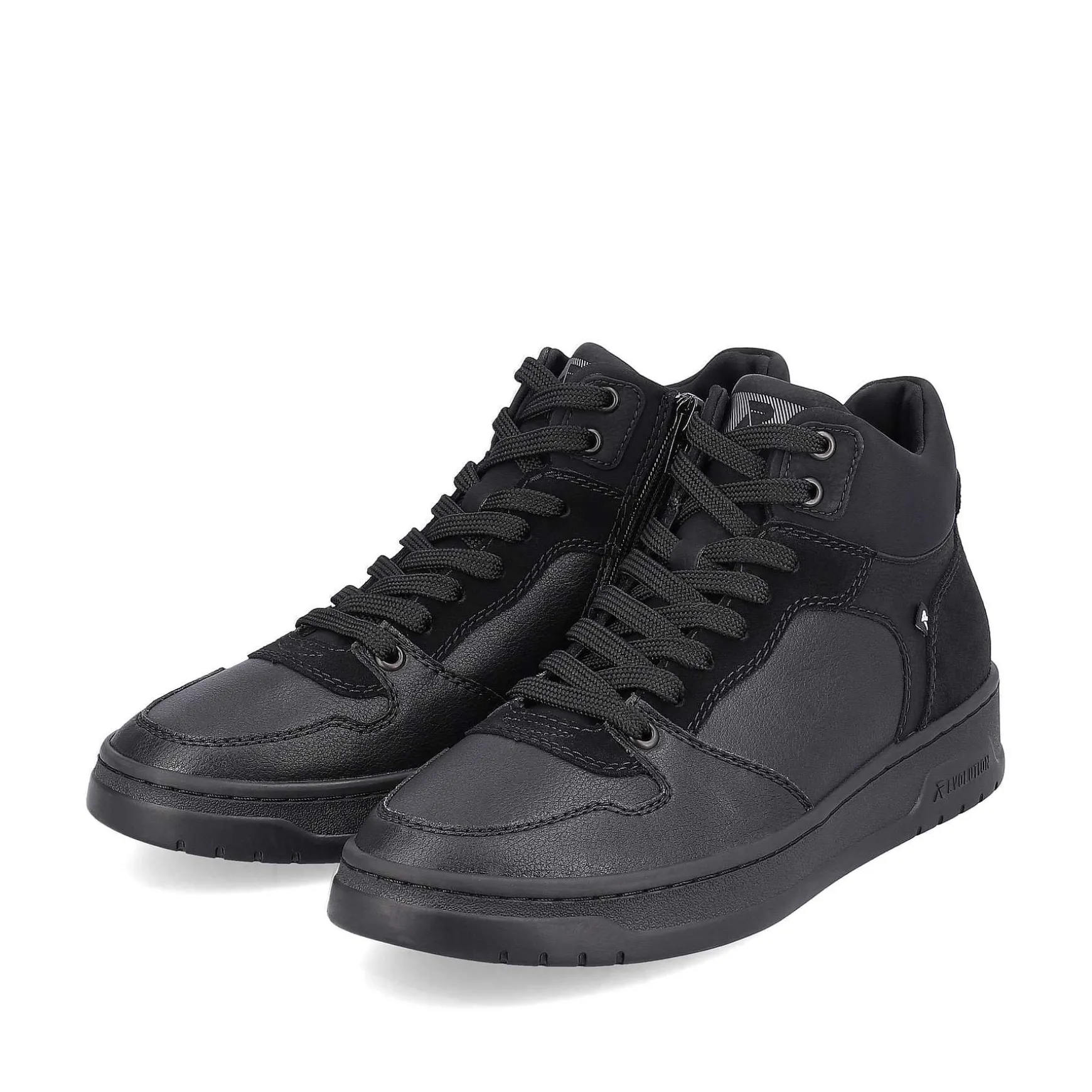 Rieker Men'S Sneaker High Steel Black