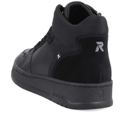 Rieker Men'S Sneaker High Steel Black