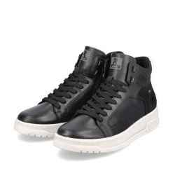 Rieker Men'S Sneaker High Steel Black