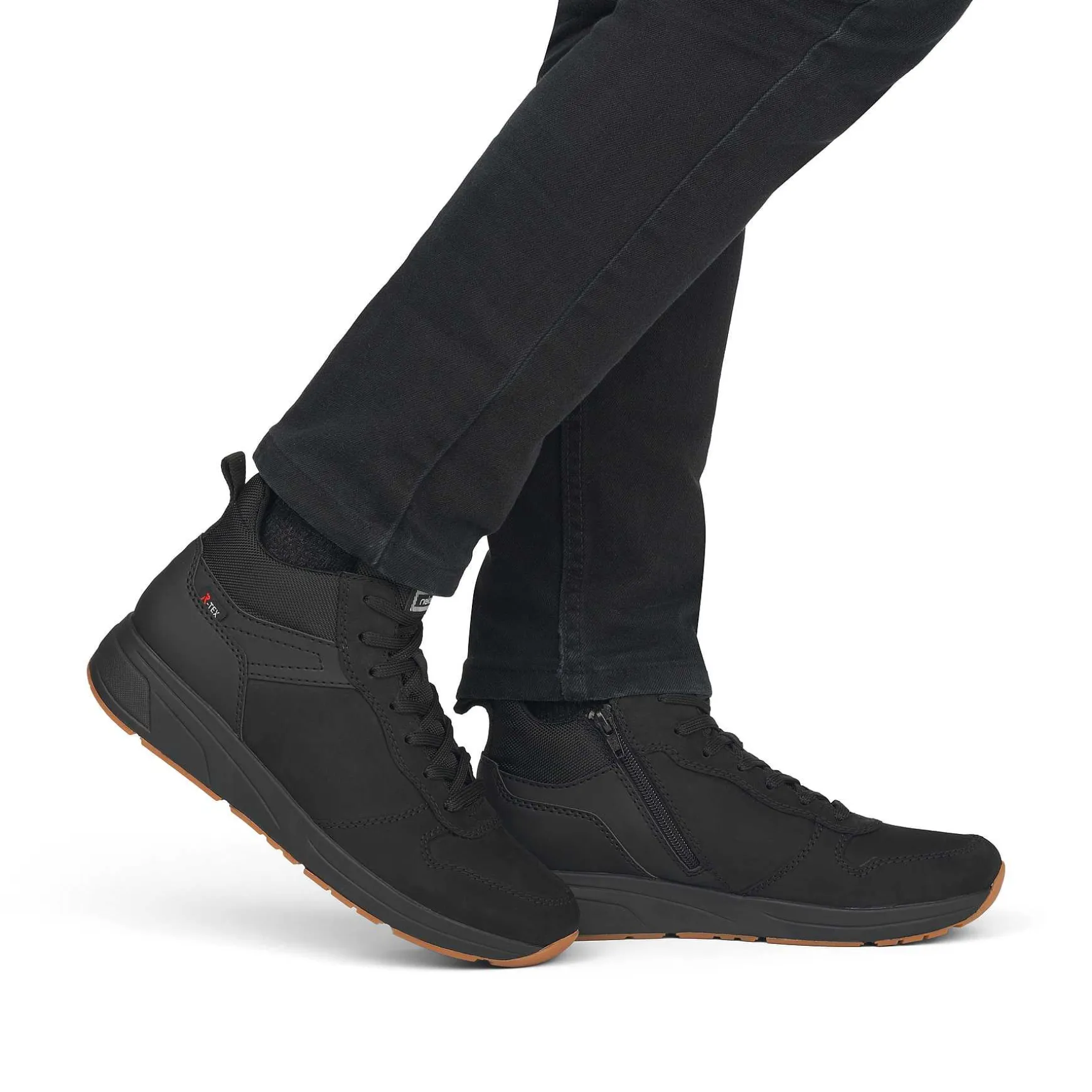Rieker Men'S Sneaker High Midnight Black