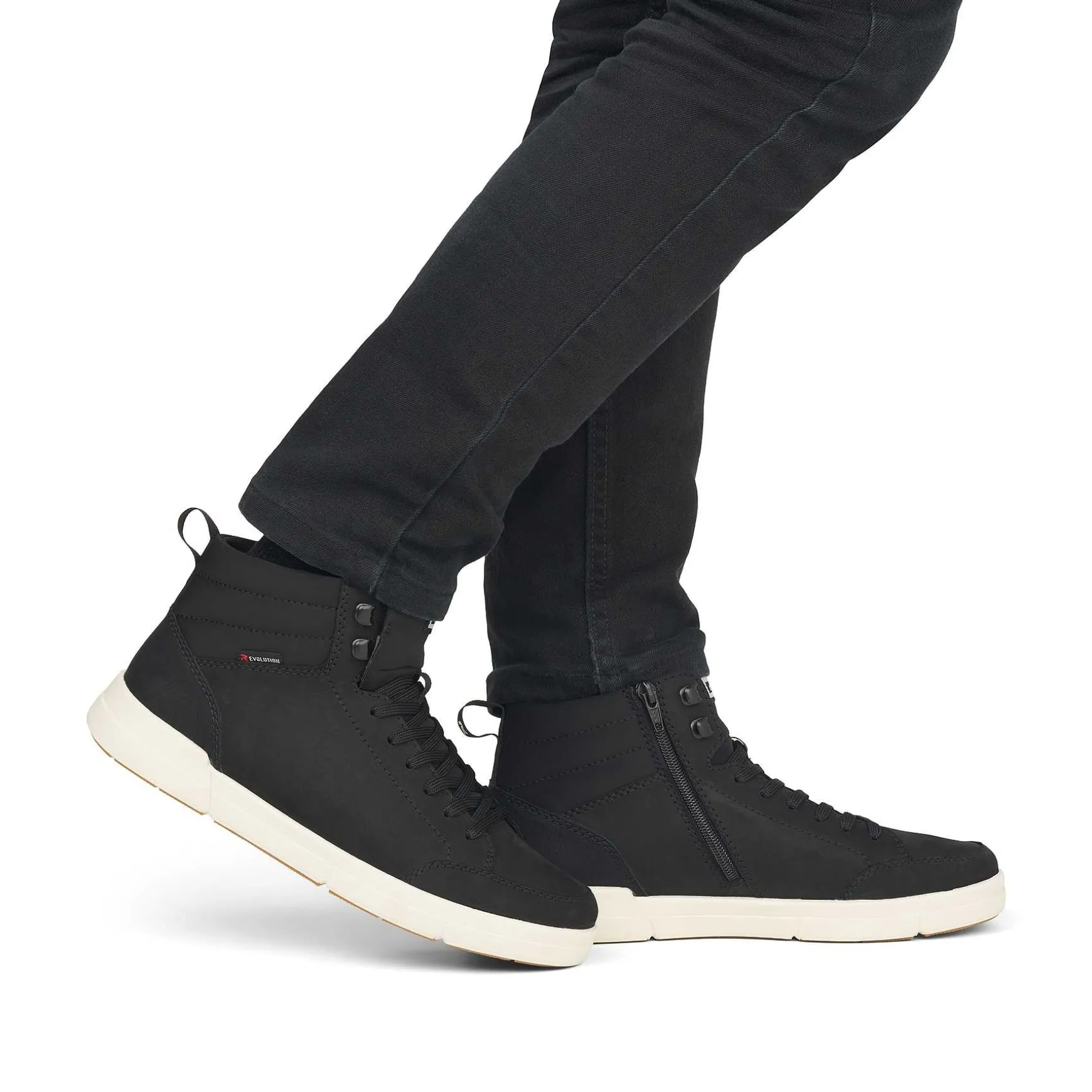 Rieker Men'S Sneaker High Diamond Black
