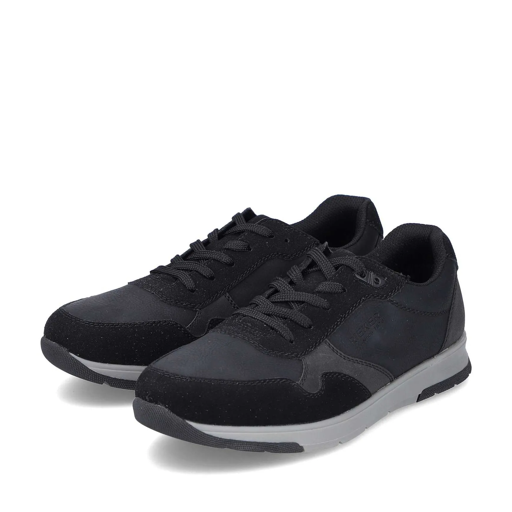 Rieker Men'S Sneaker Low Asphalt Black