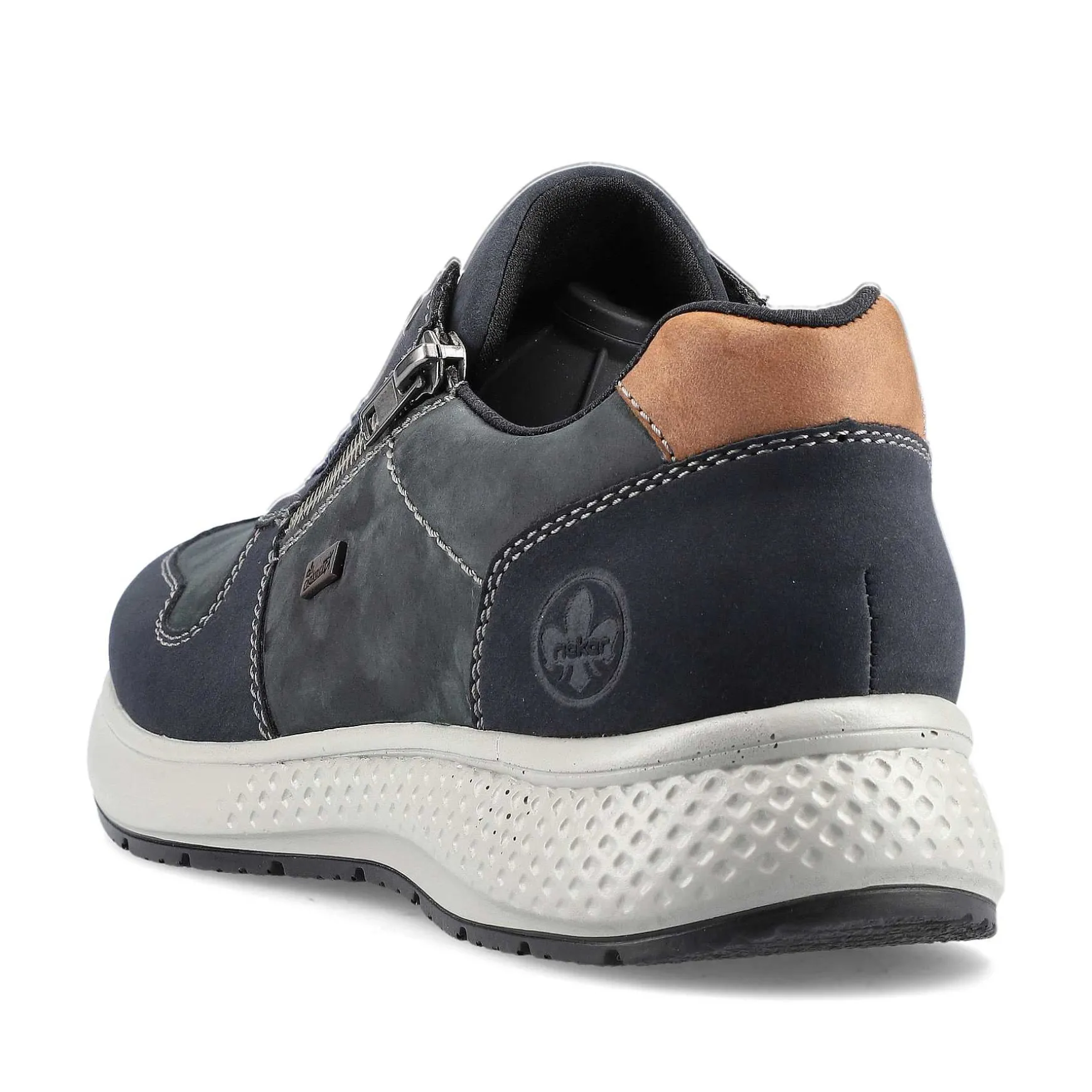 Rieker Men'S Sneaker Low Blue Gray
