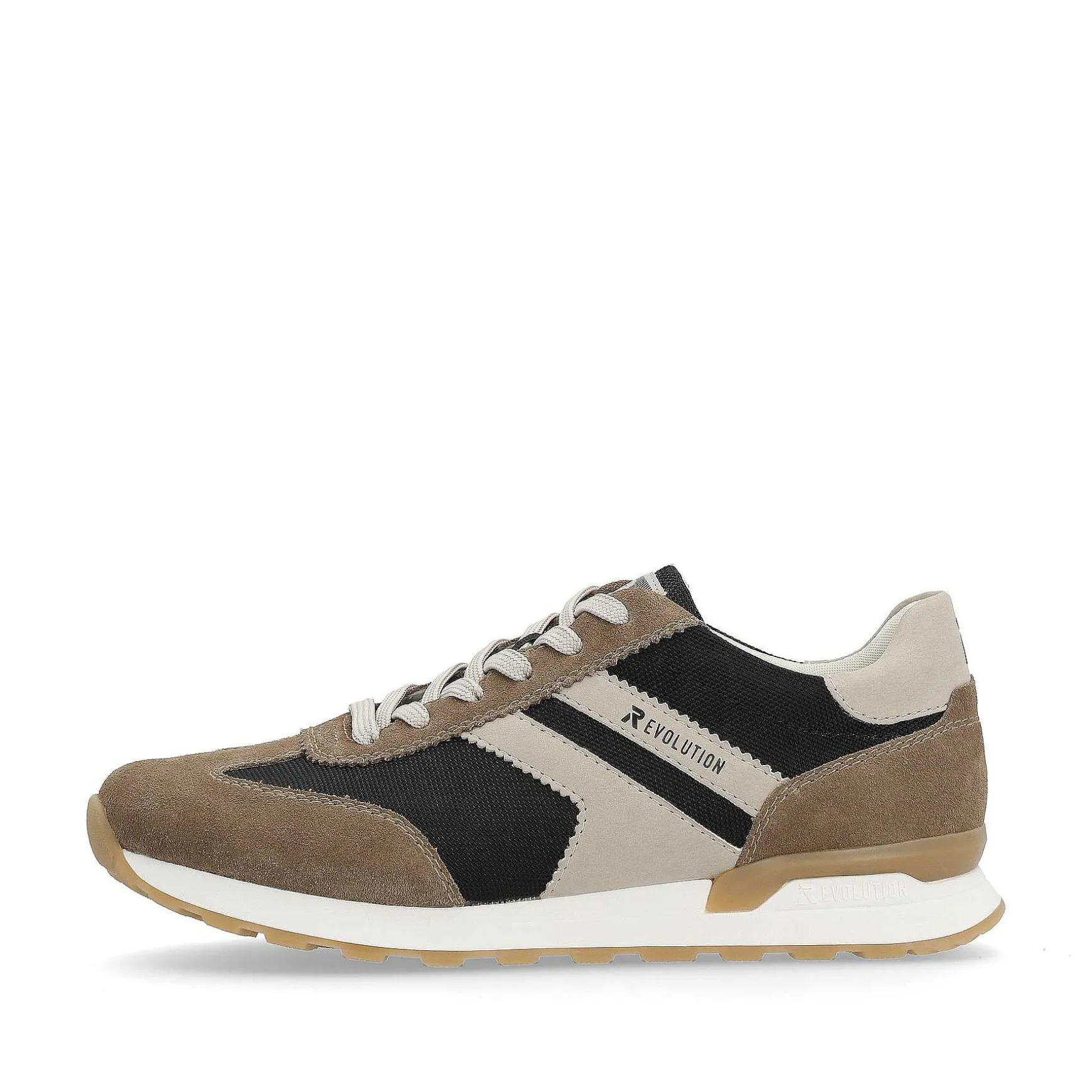 Rieker Men'S Sneaker Low Cinnamon Black