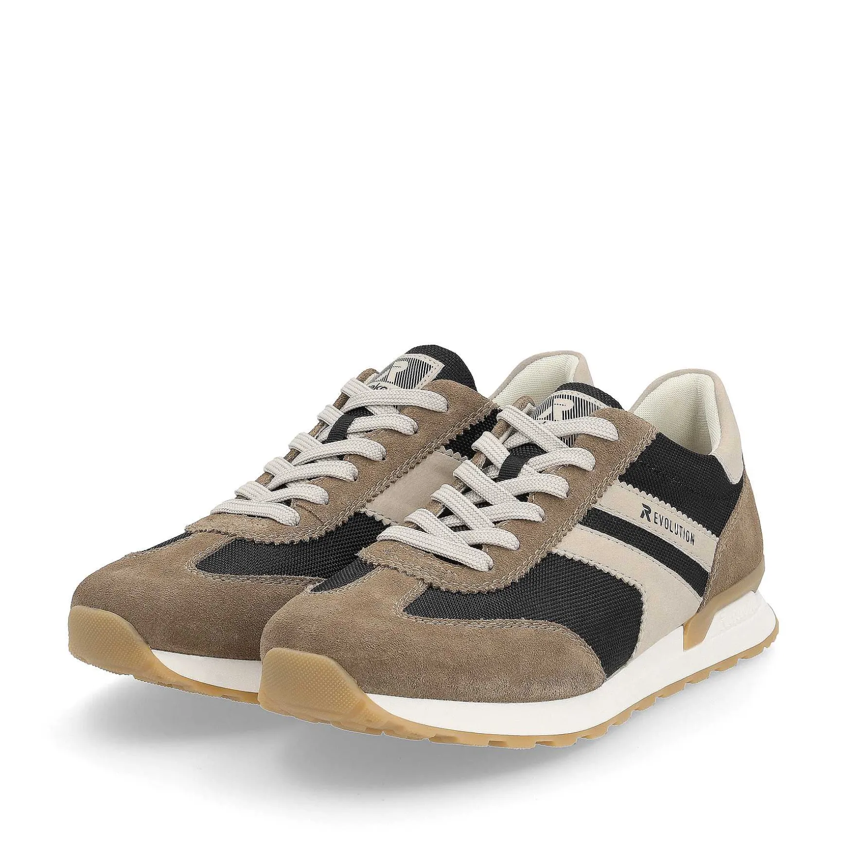 Rieker Men'S Sneaker Low Cinnamon Black