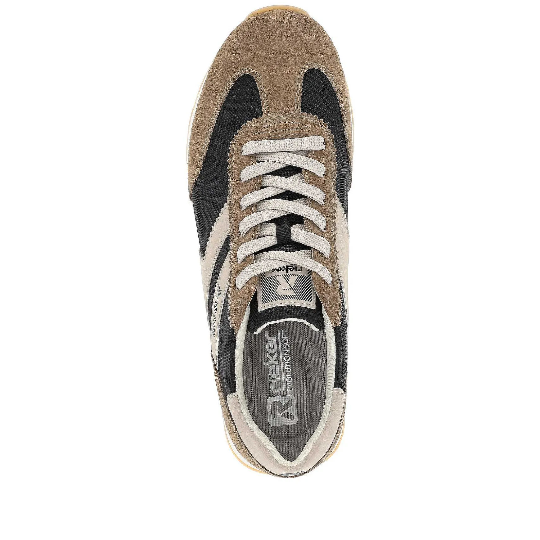 Rieker Men'S Sneaker Low Cinnamon Black