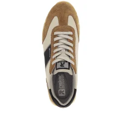Rieker Men'S Sneaker Low Clay-Beige Nougat-Brown