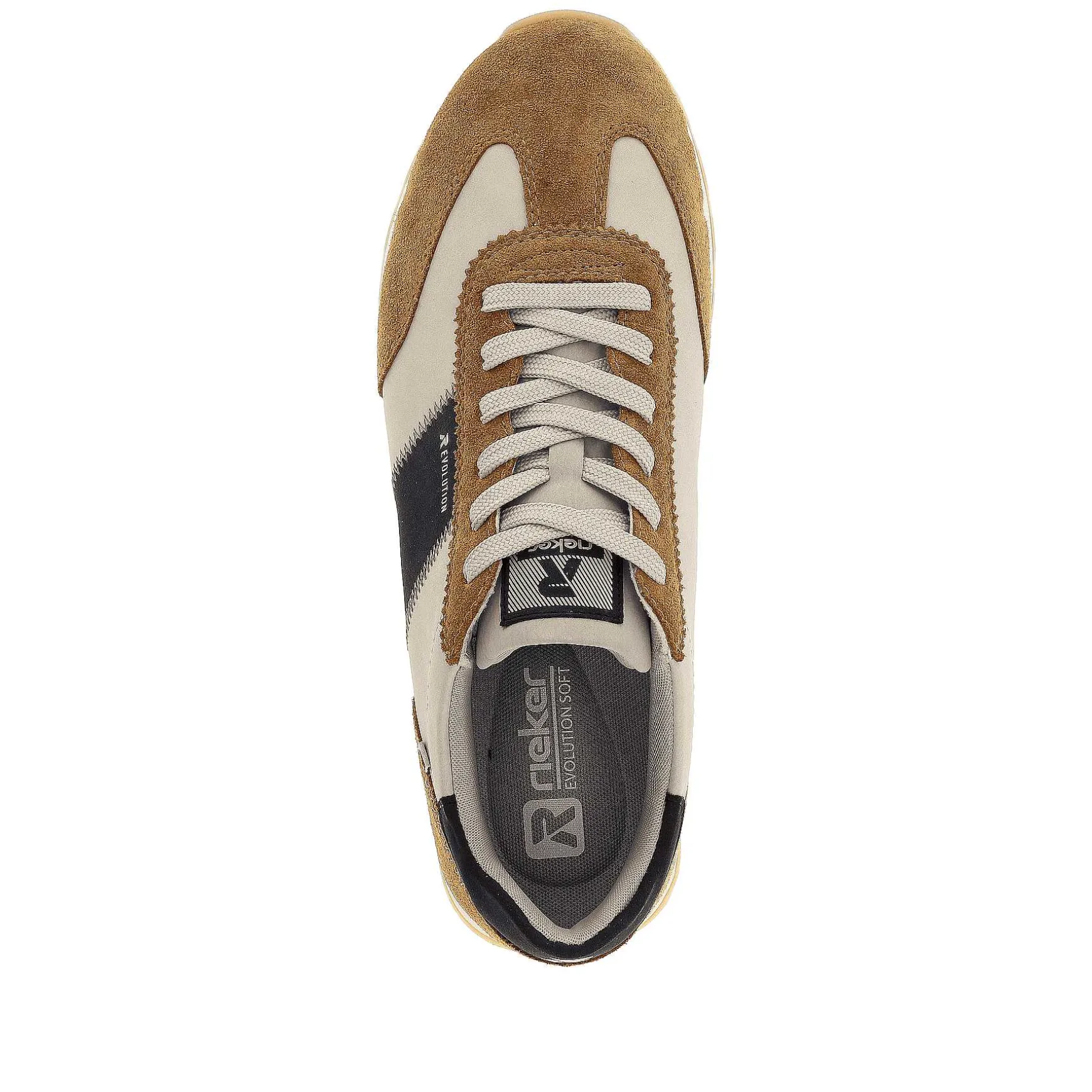 Rieker Men'S Sneaker Low Clay-Beige Nougat-Brown