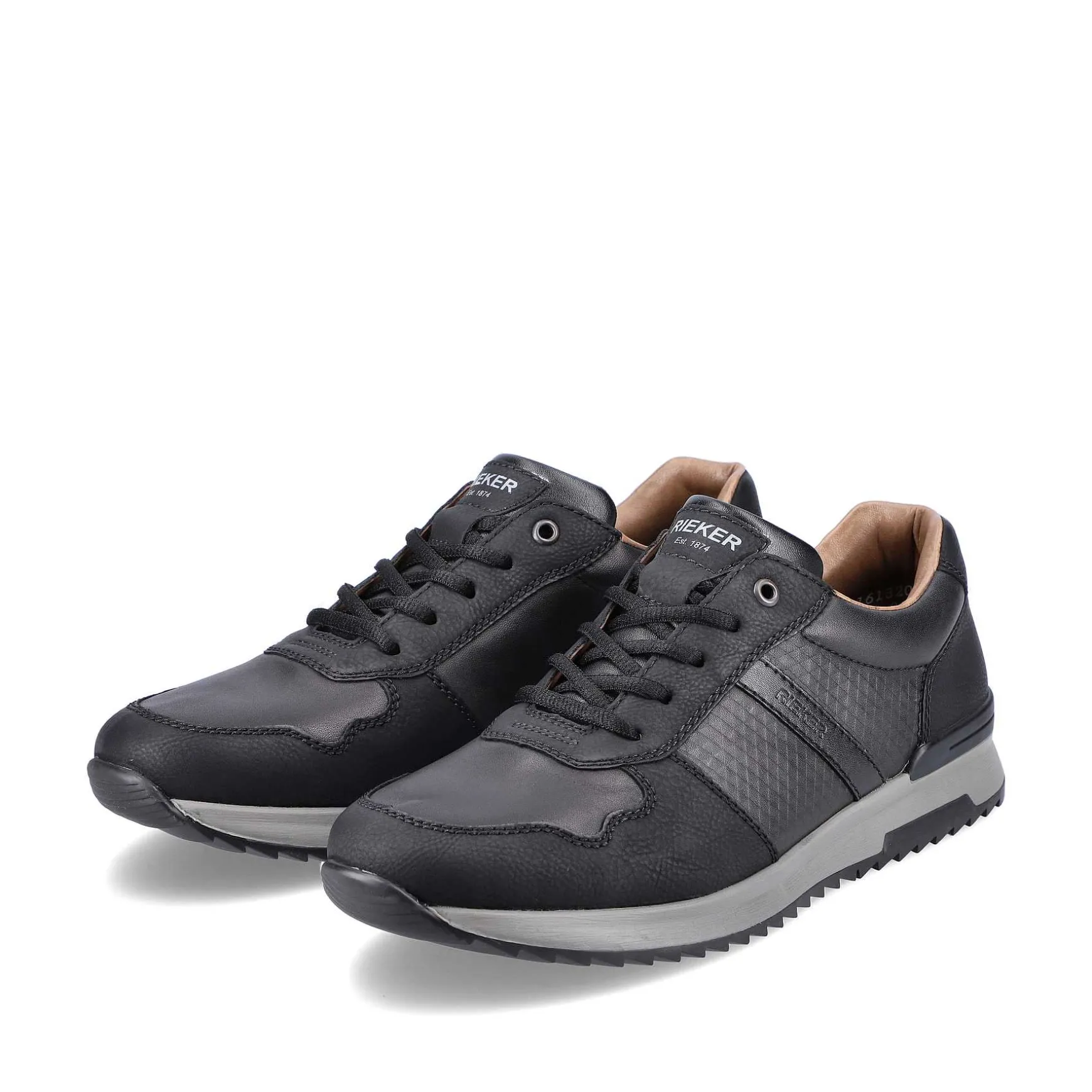 Rieker Men'S Sneaker Low Deep Black