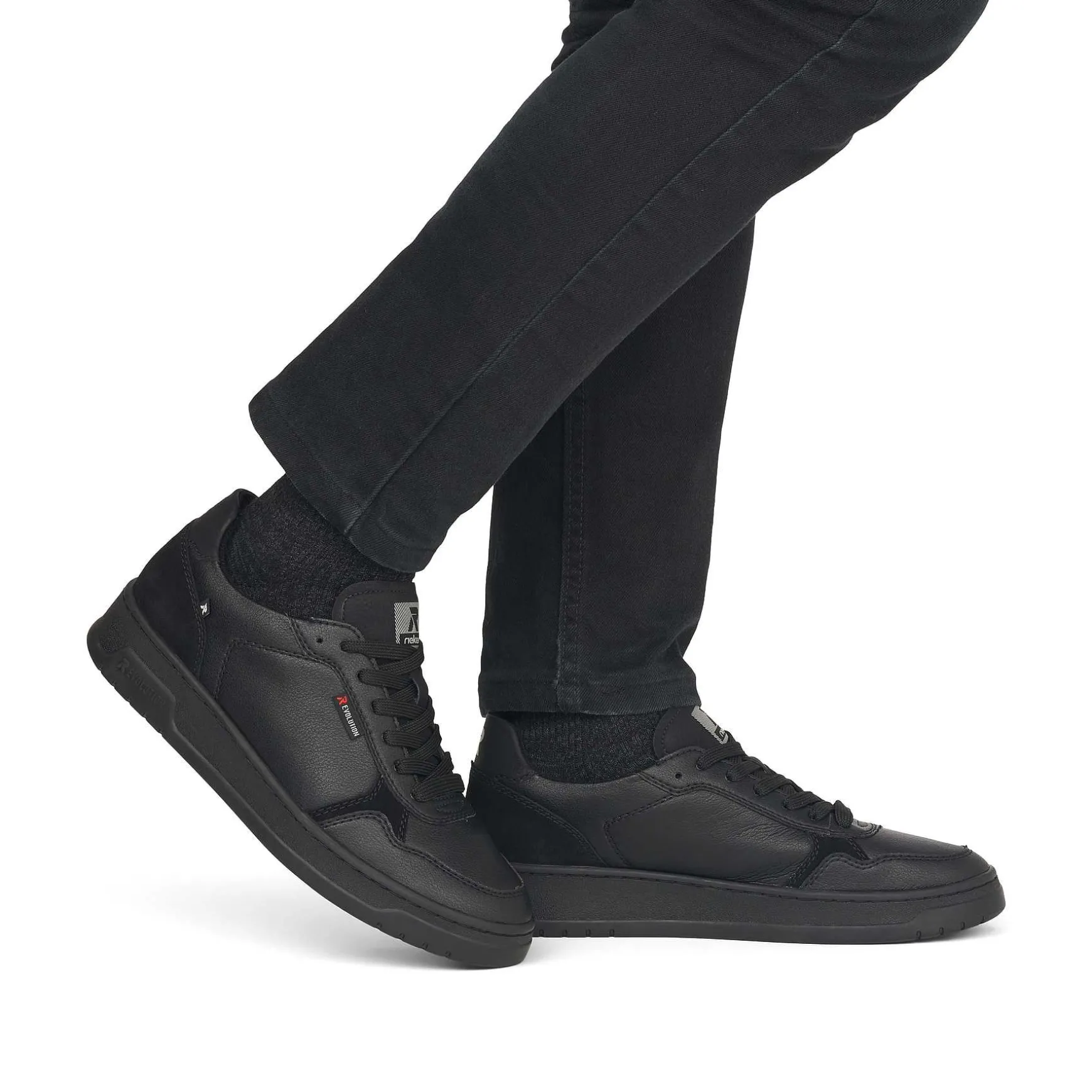 Rieker Men'S Sneaker Low Deep Black