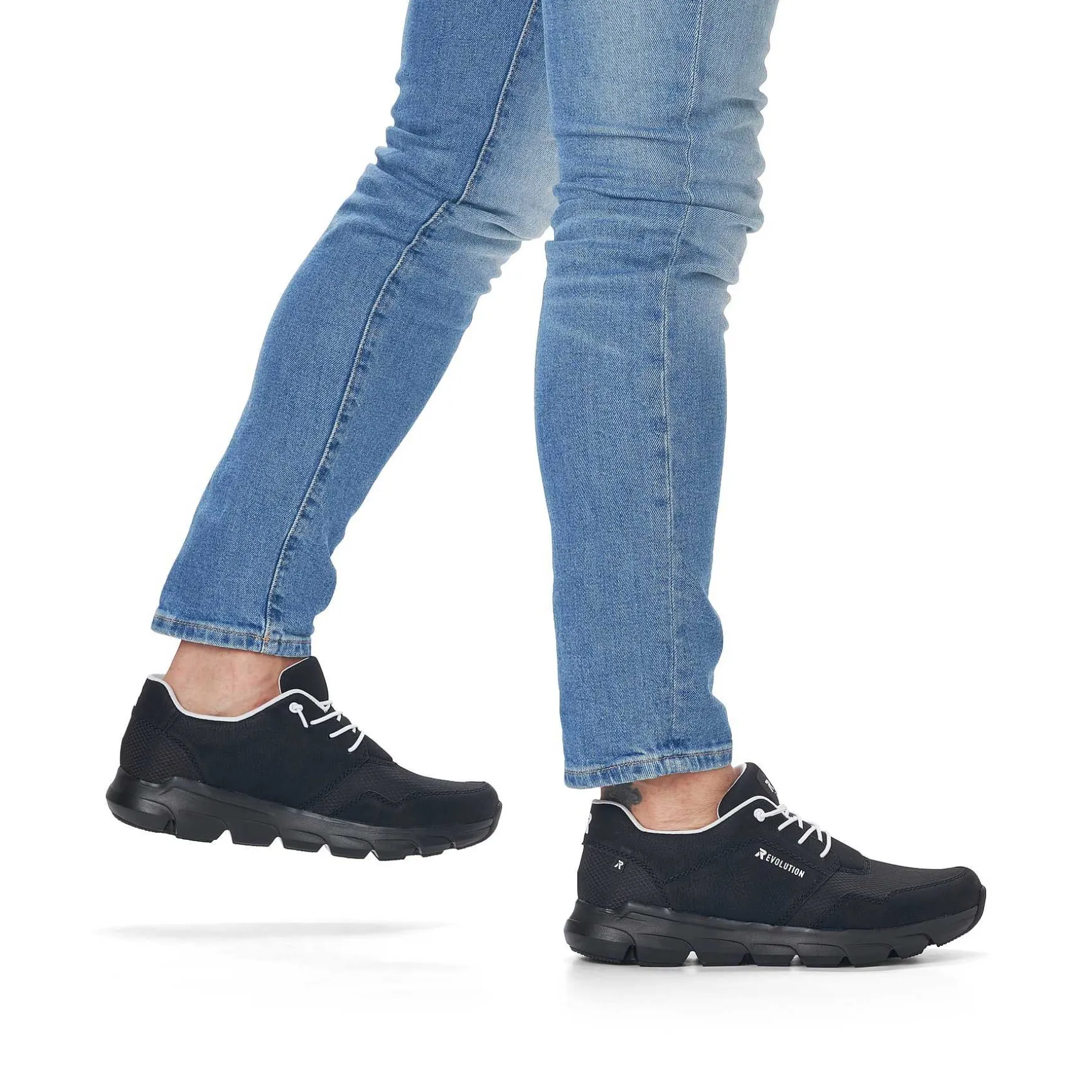 Rieker Men'S Sneaker Low Midnight Black