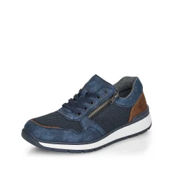 Rieker Men'S Sneaker Low Pacific Blue