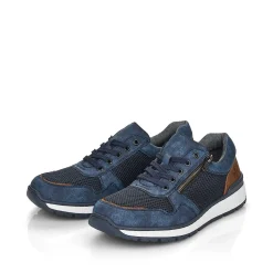 Rieker Men'S Sneaker Low Pacific Blue